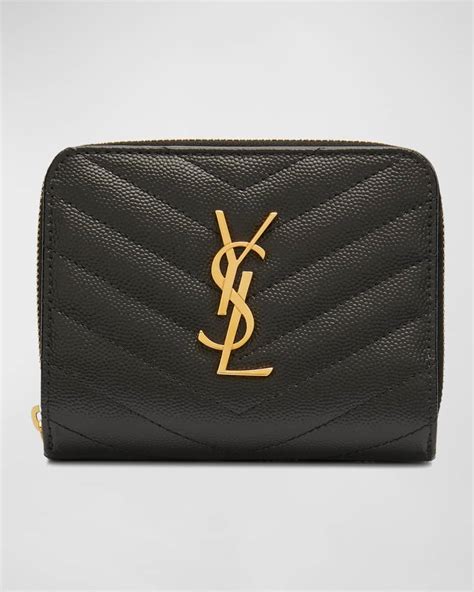 ysl compact wallet|yves saint laurent wallet sale.